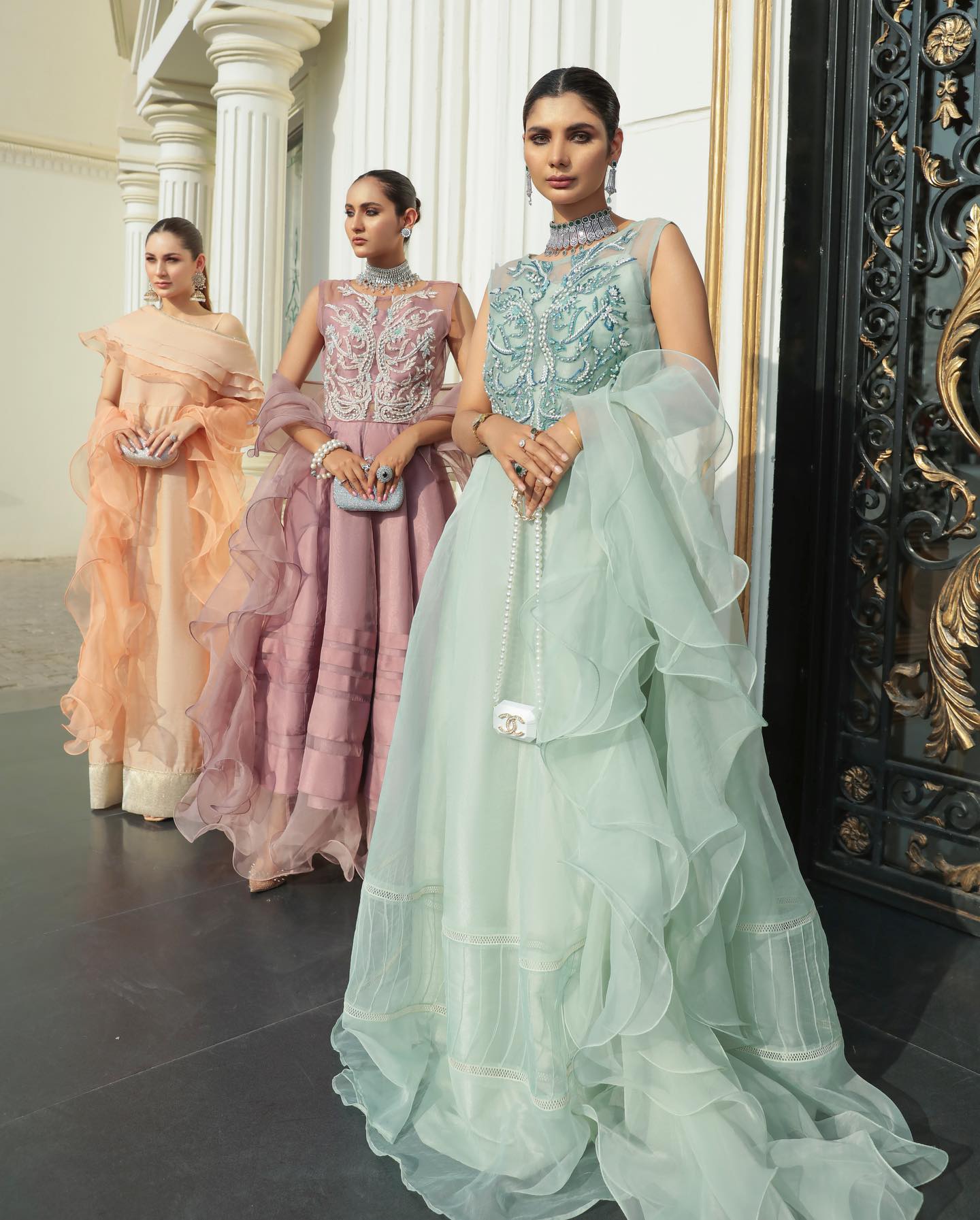 ORGANZA | Ocean Green