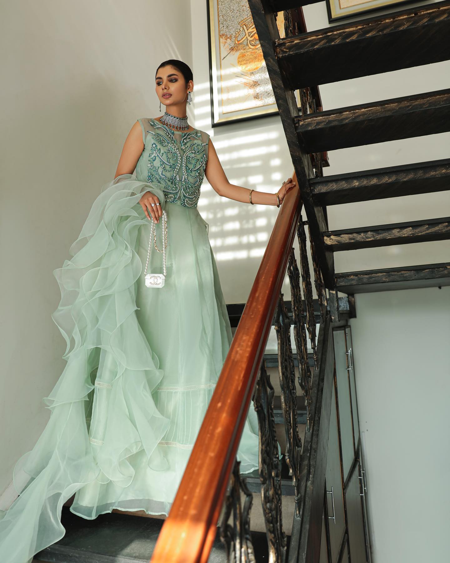 ORGANZA | Ocean Green