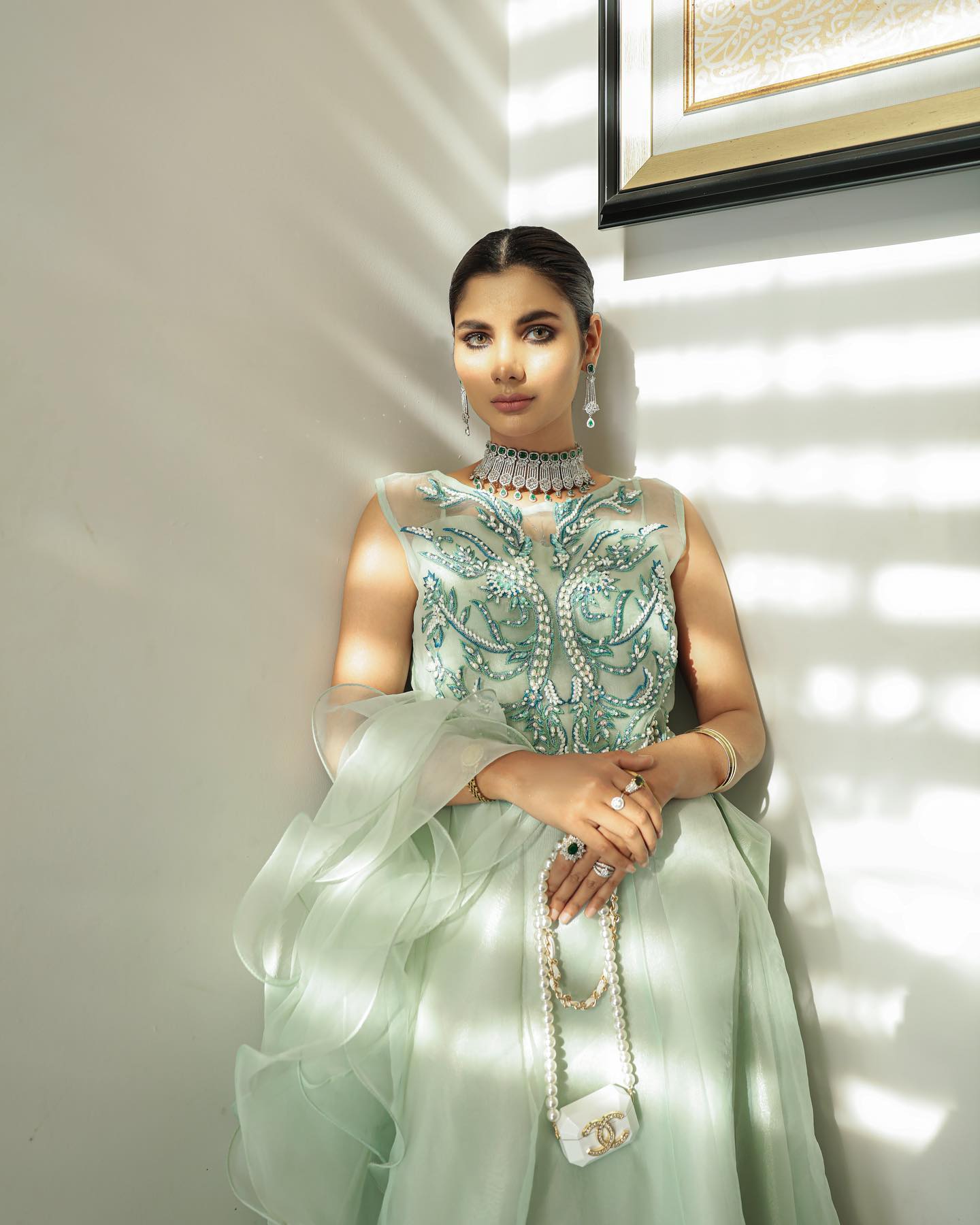 ORGANZA | Ocean Green