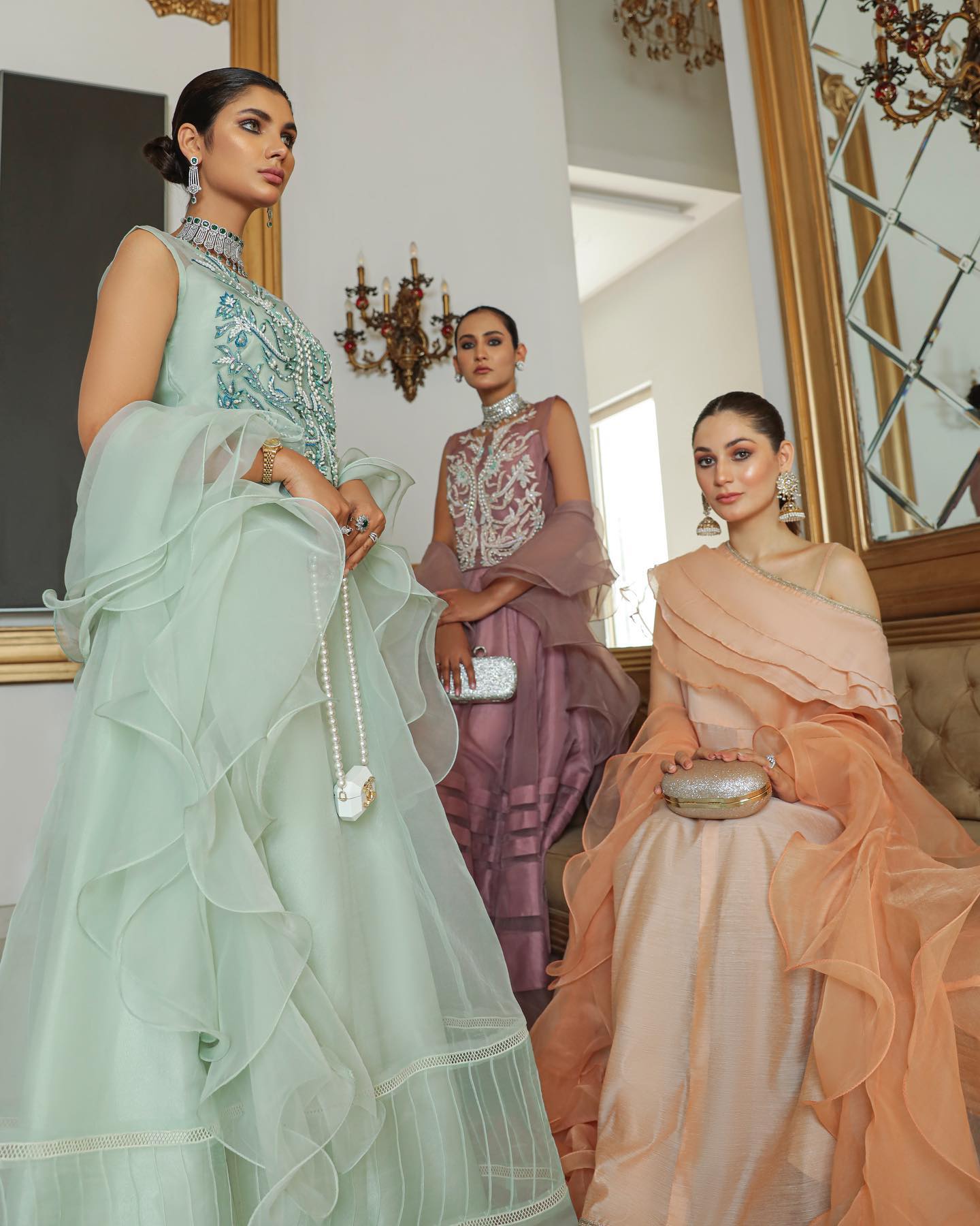 ORGANZA | Ocean Green